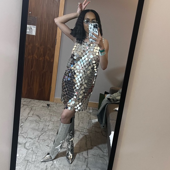Metallic Dress - Picture 1 of 3